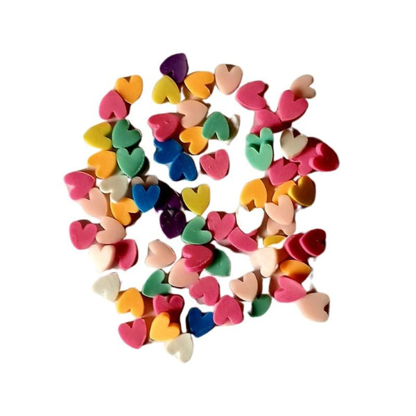 Colourful Hearts Slime Sprinkles - Slime Sprinkles - Slime Glue