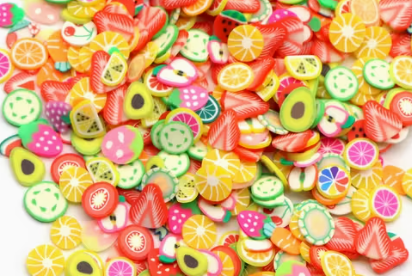 Fun Fruity Slices Slime Sprinkles