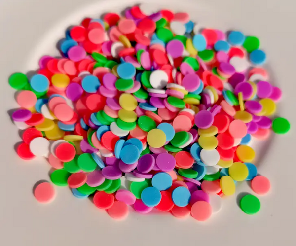 Colourful Dots Confetti Slime Sprinkles